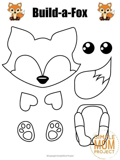Fox Template Printable