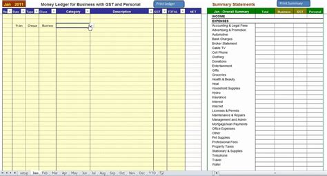Free Accounting Spreadsheet Templates For Small Business