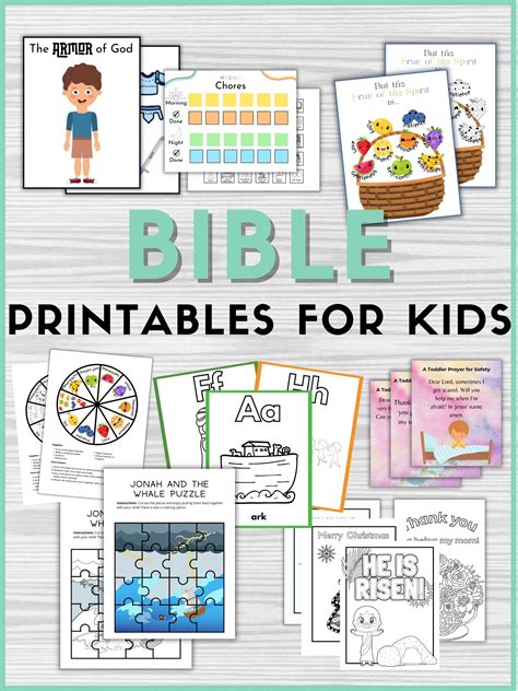 Free Bible Activity Printables