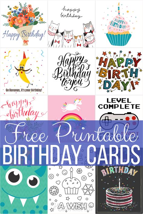 Free Birthday Templates