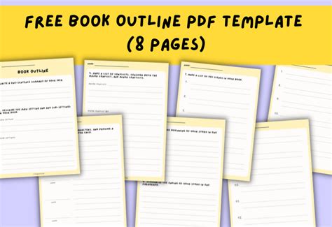 Free Book Outline Template.net