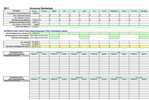 Free Bookkeeping Template Excel