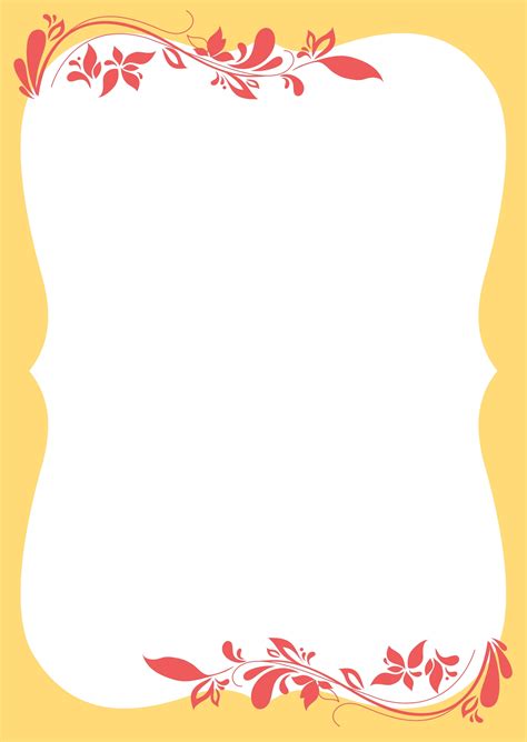 Free Borders For Word Documents Templates