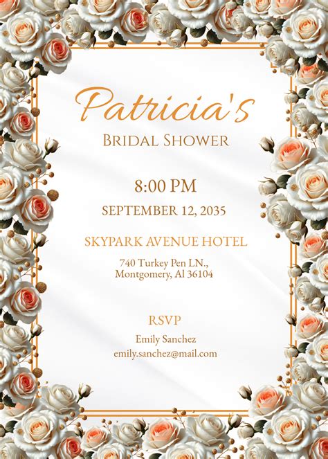 Free Bridal Shower Invitation Templates