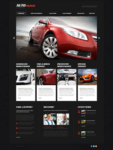 Free Car Web Templates