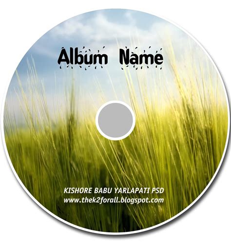 Free Cd Cover Template