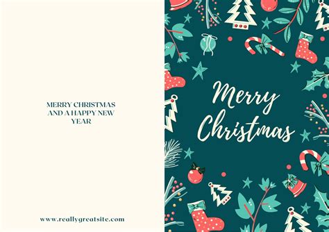 Free Christmas Card Template With Photo