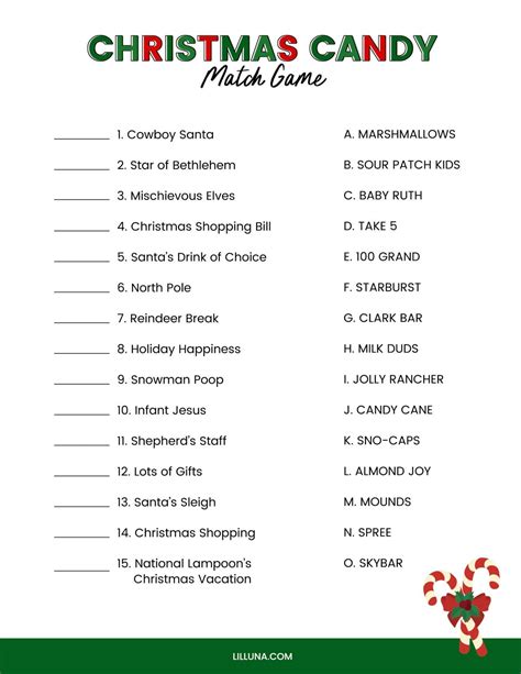 Free Christmas Games Printable