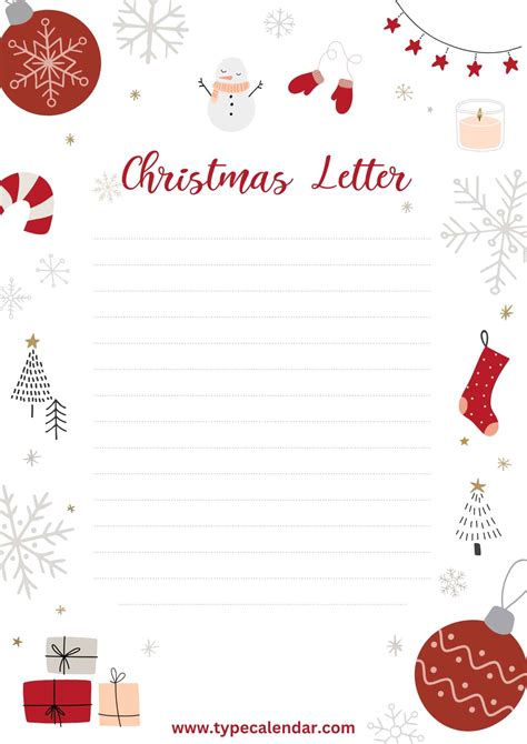 Free Christmas Letter Templates