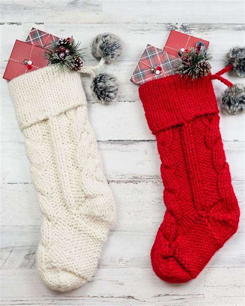 Free Christmas Stocking Pattern Knitting
