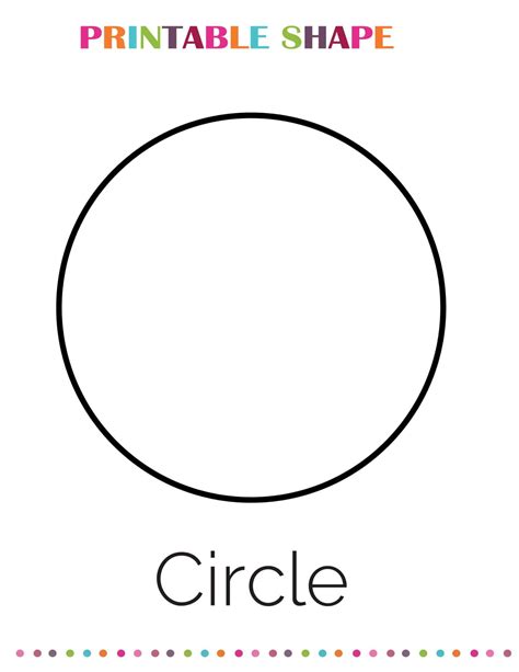 Free Circle Printables
