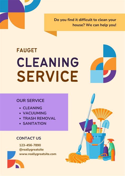 Free Cleaning Service Templates