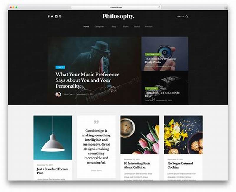 Free Creative Blog Bootstrap Template