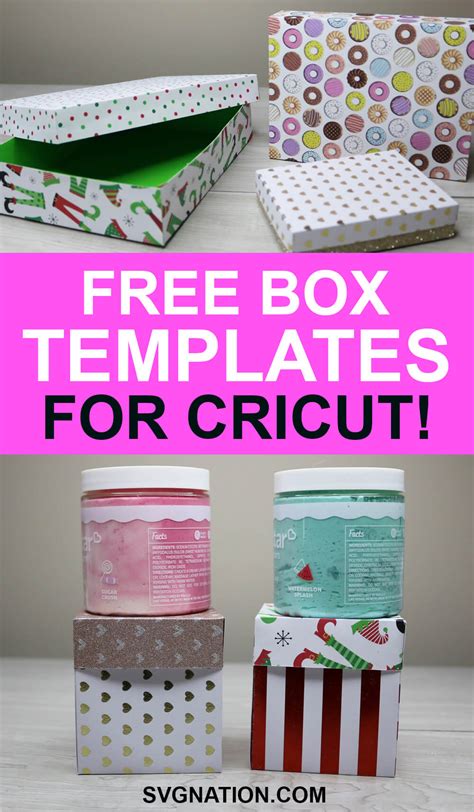 Free Cricut Box Templates