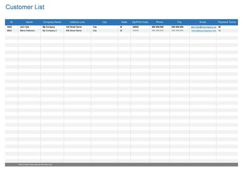 Free Crm Spreadsheet Template