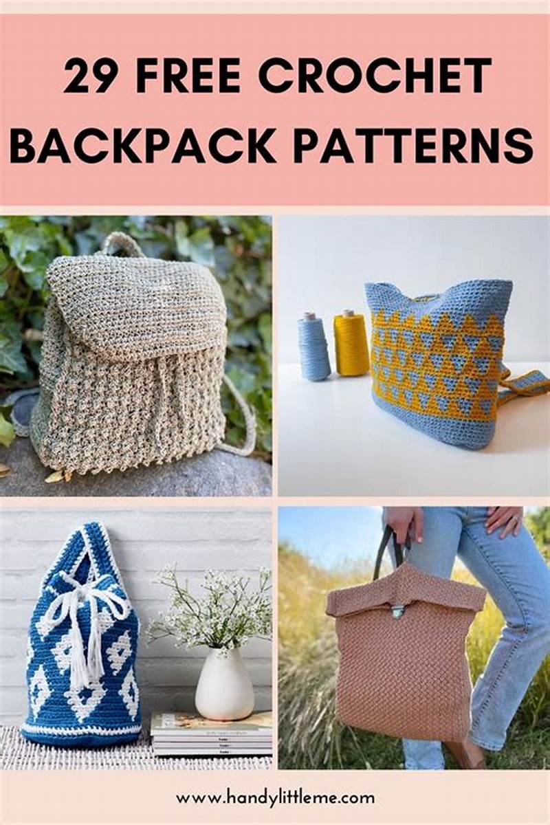Free Crochet Backpack Pattern