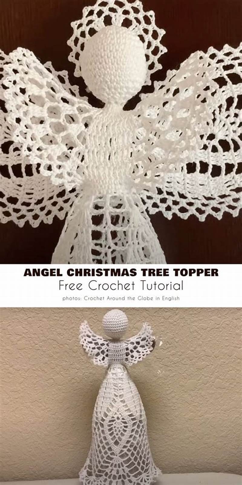 Free Crochet Pattern For Angel Tree Topper
