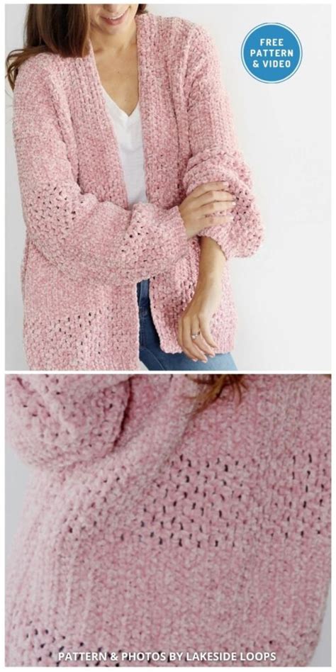 Free Crochet Patterns For Ladies Cardigans