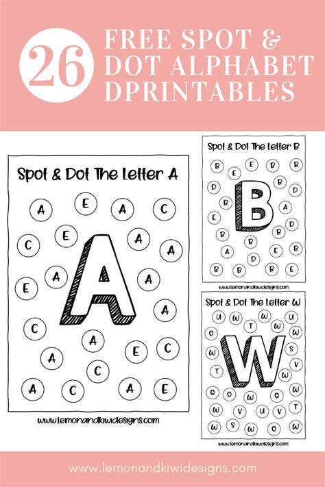 Free Do A Dot Letter Printables