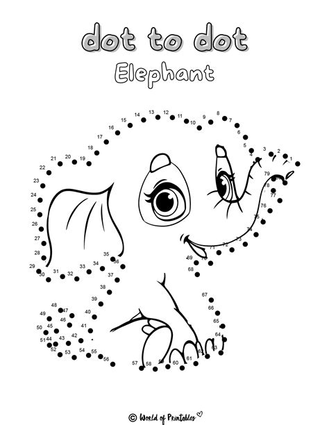Free Dot To Dot Printables