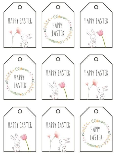Free Easter Printable Gift Tags