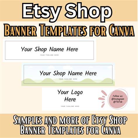 Free Etsy Banner Templates