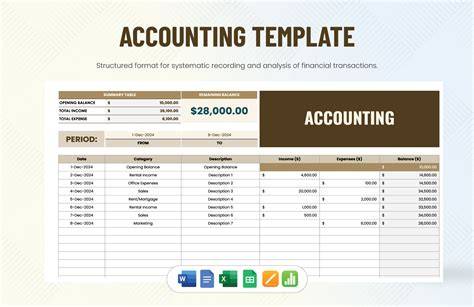 Free Excel Templates For Business Accounting