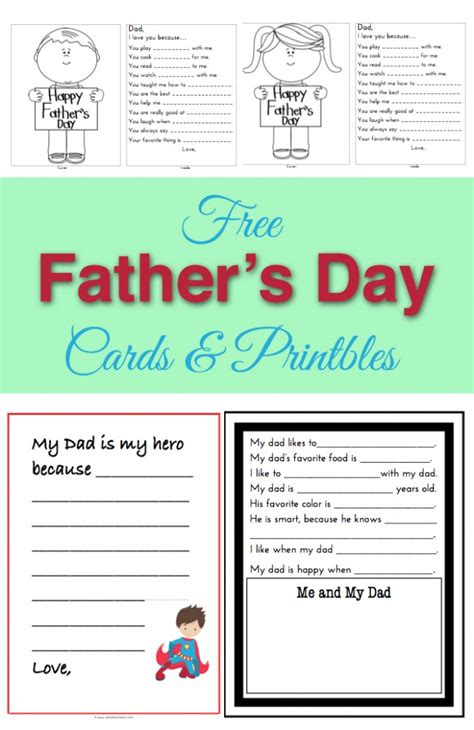 Free Father's Day Card Templates