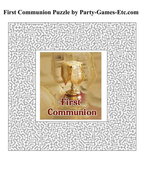 Free First Communion Printables