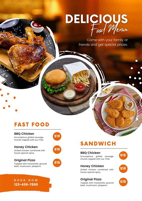 Free Food Flyer Templates