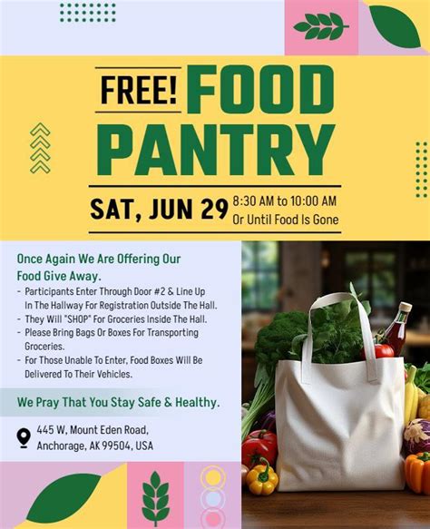 Free Food Pantry Flyer Template