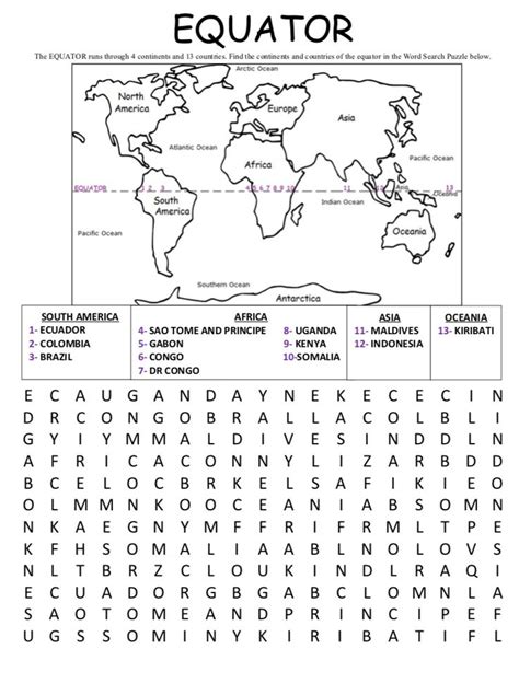 Free Geography Printables