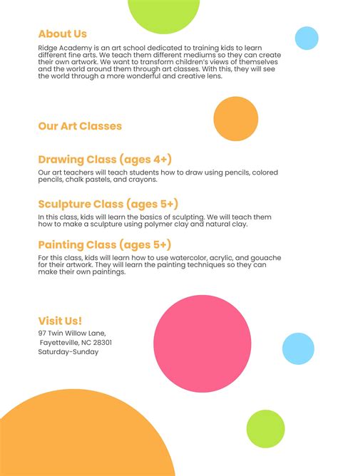 Free Handout Templates