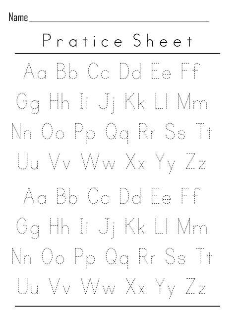 Free Handwriting Templates For Kindergarten