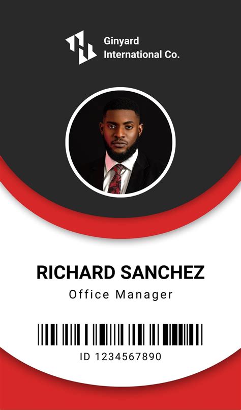 Free Id Badge Template