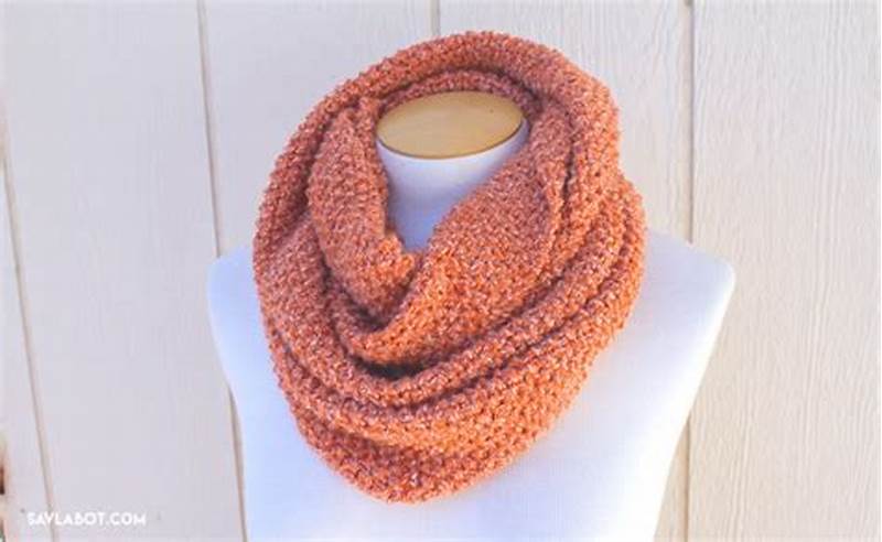 Free Knitting Pattern For Infinity Scarf
