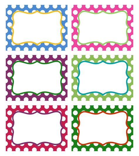 Free Label Templates