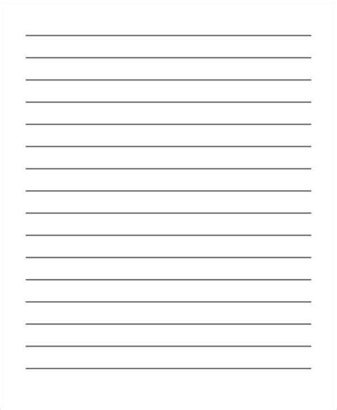 Free Lined Paper Templates