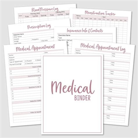 Free Medical Binder Printables