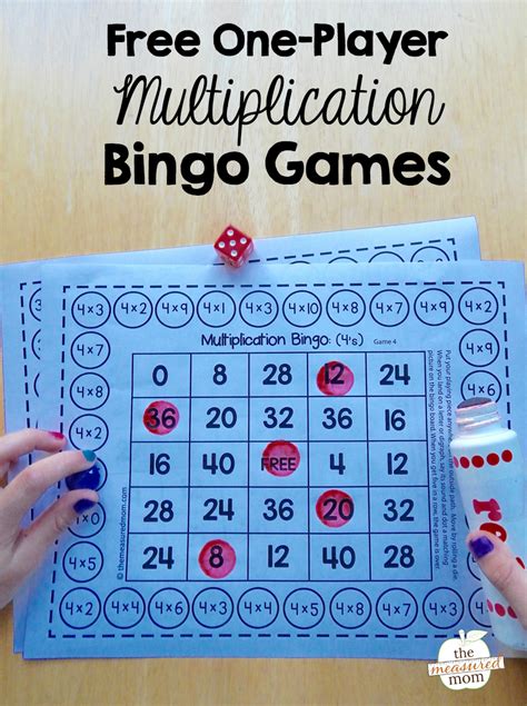 Free Multiplication Bingo Printable