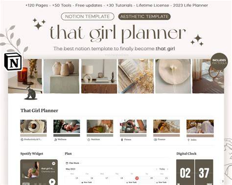 Free Notion Templates Aesthetic