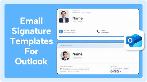 Free Outlook Email Signature Templates