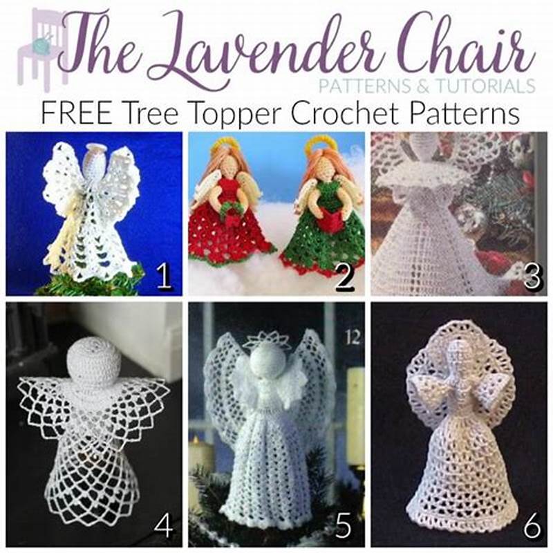 Free Pattern For Crochet Angel Tree Topper