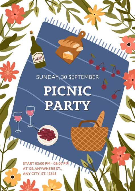 Free Picnic Flyer Template