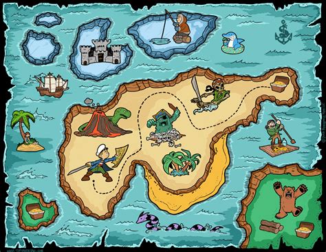 Free Pirate Map Printable
