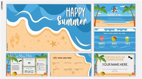 Free Powerpoint Templates Summer