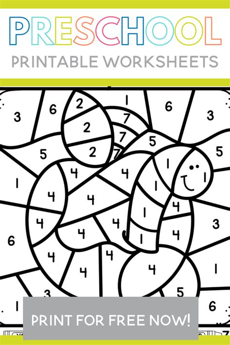 Free Preschool Activities Printables