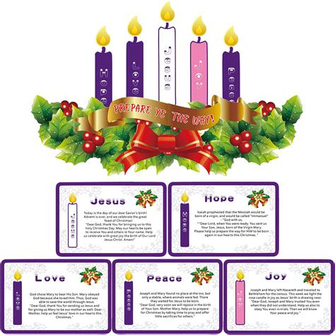 Free Printable Advent Candles