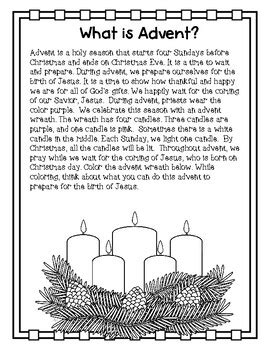 Free Printable Advent Worksheets