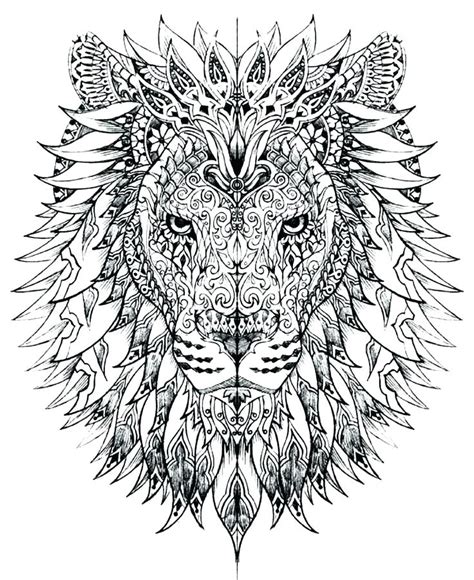 Free Printable Animal Coloring Pages For Adults Advanced